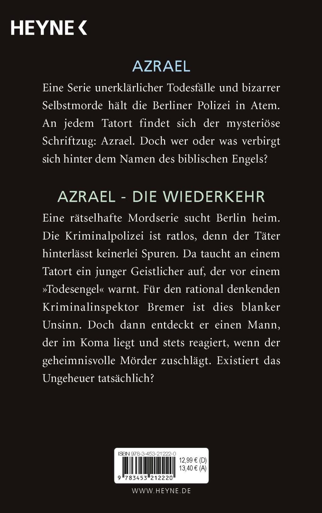 Beispielinhalt (Bild) Azrael / Azrael. Die Wiederkehr