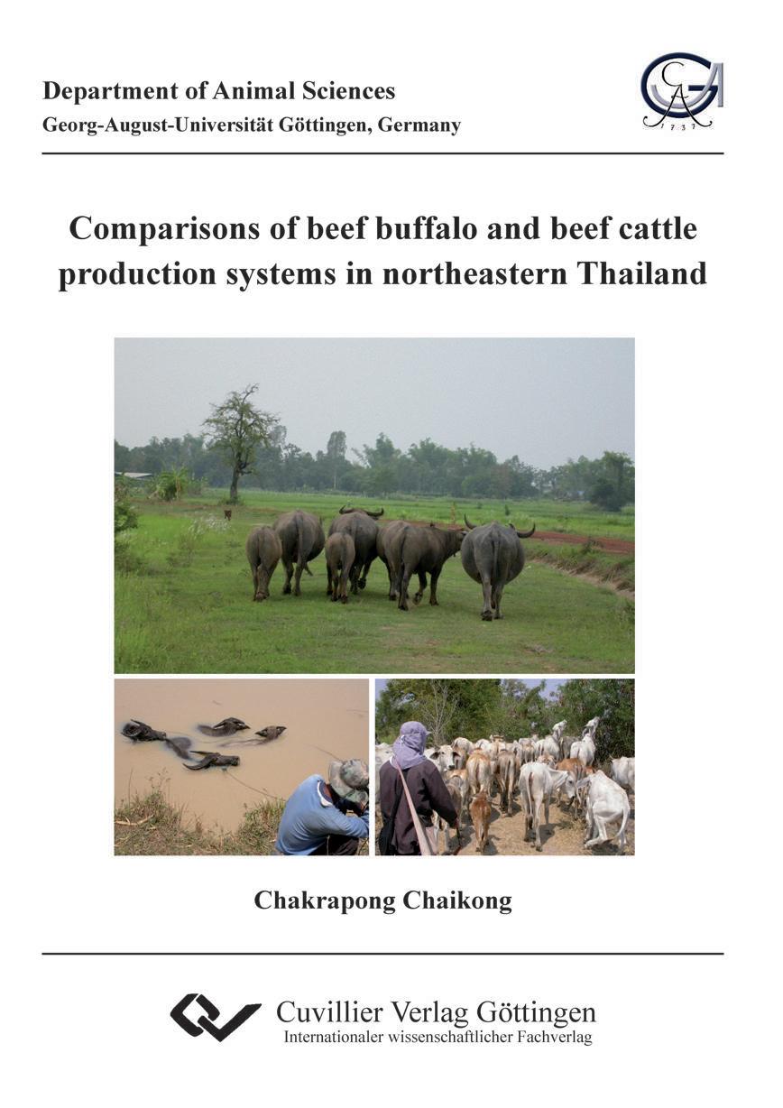 Vorderes Coverbild Comparisons of beef buffalo and beef cattle production systems in northeastern Thailand