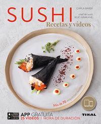 Vorderes Coverbild Sushi, recetas y vídeos