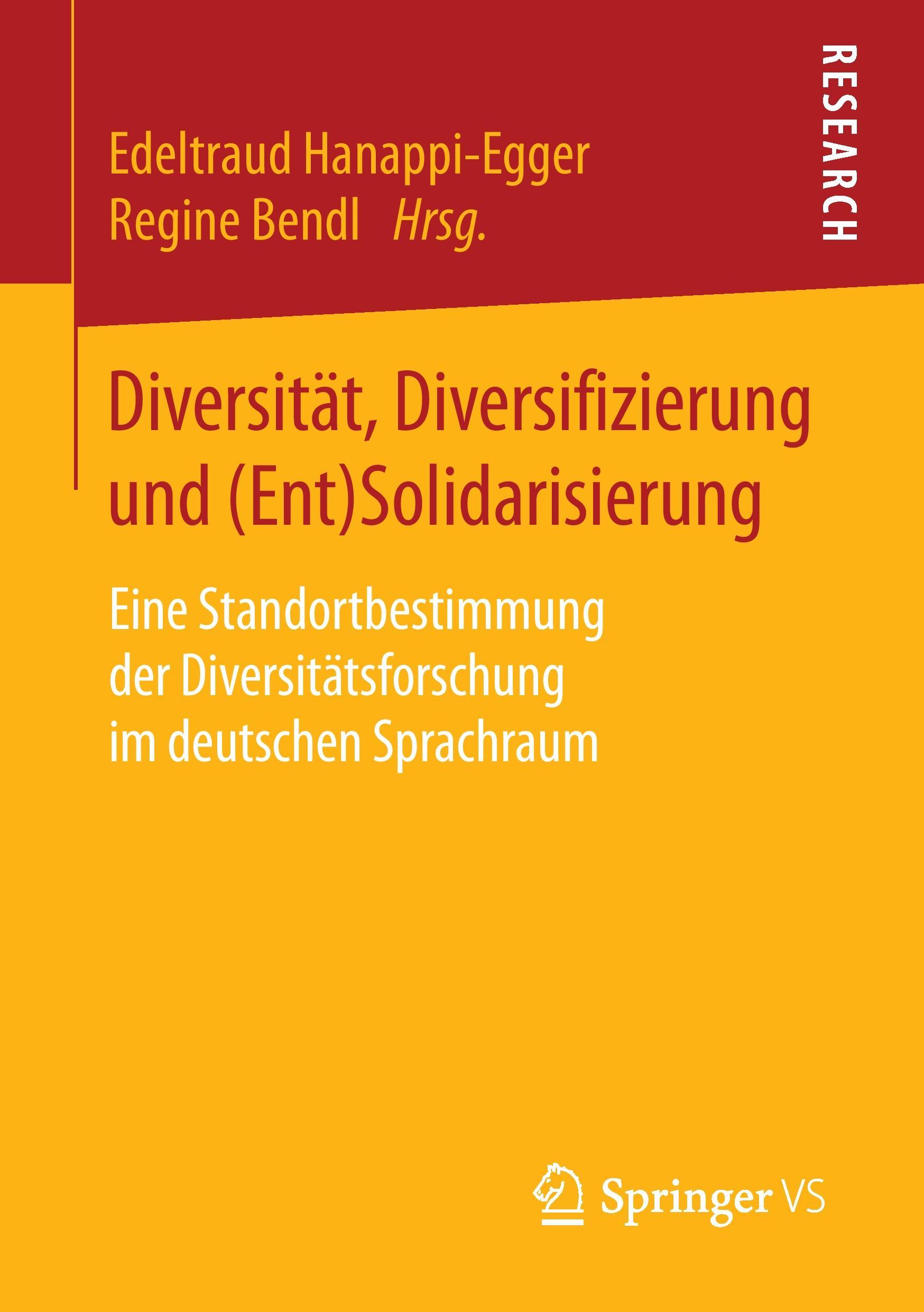 Vorderes Coverbild Diversität, Diversifizierung und (Ent)Solidarisierung