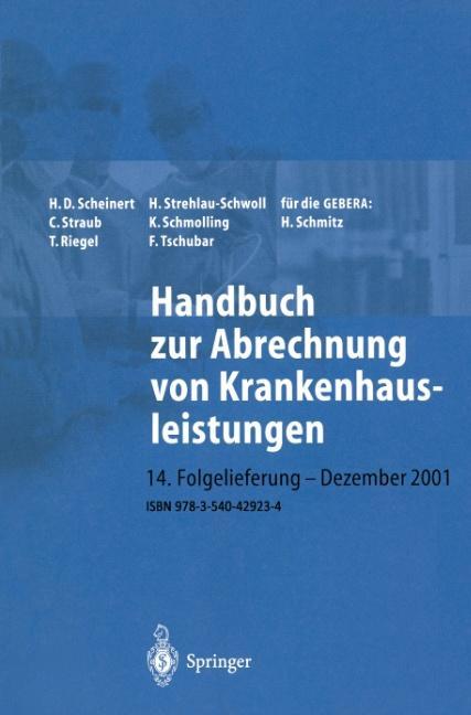 Vorderes Coverbild Handbuch zur Abrechnung von Krankenhausleistungen
