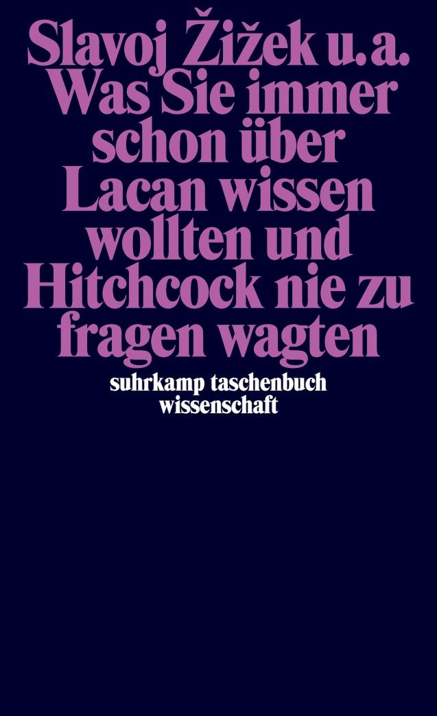Vorderes Coverbild Was Sie immer schon über Lacan wissen wollten und Hitchcock nie zu fragen wagten