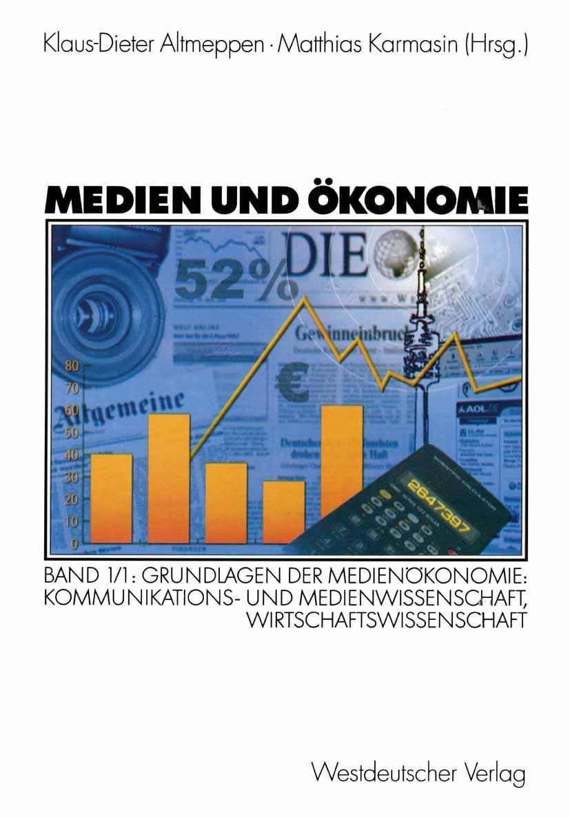 Vorderes Coverbild Medien und Ökonomie