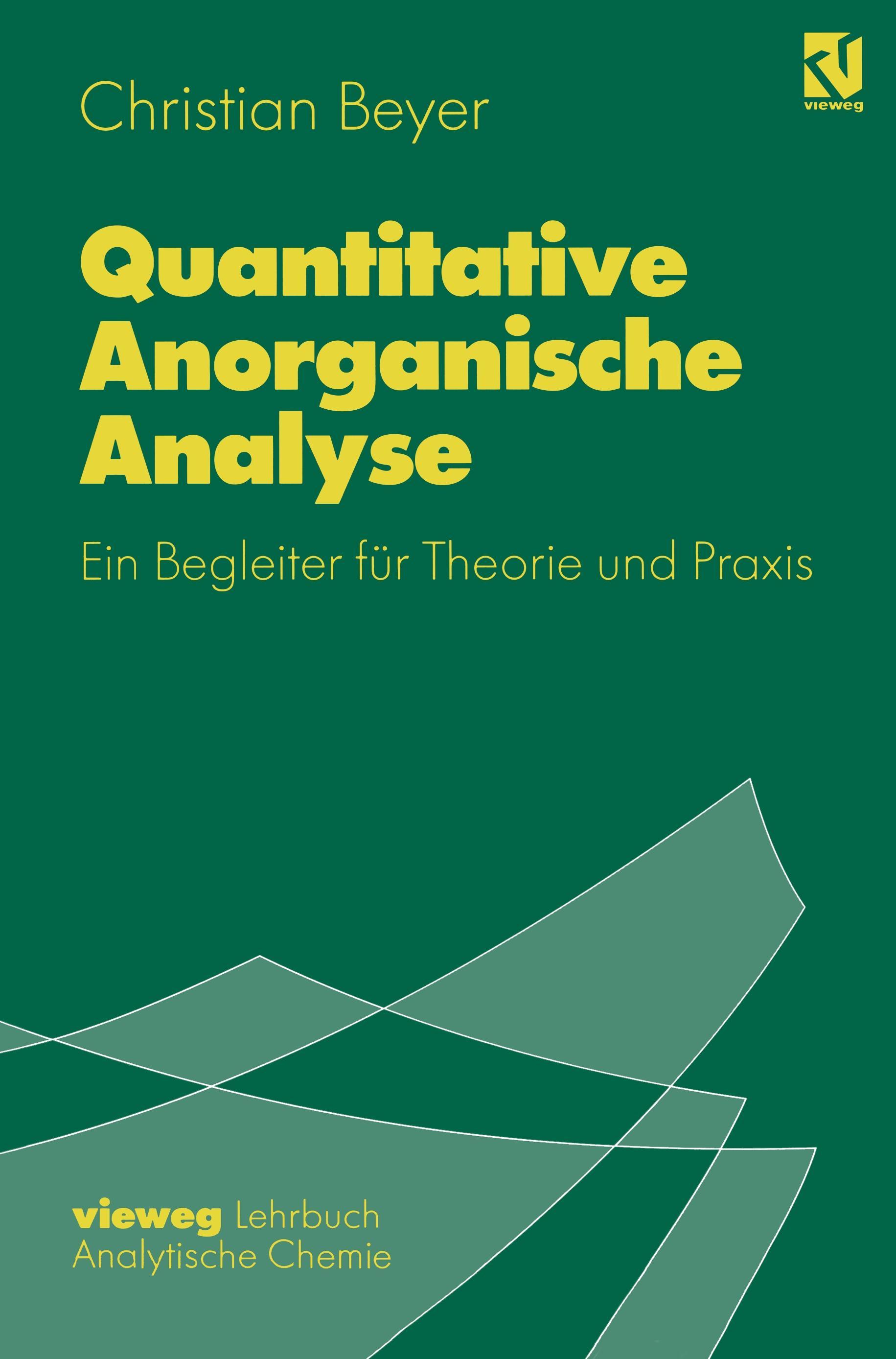Vorderes Coverbild Quantitative Anorganische Analyse