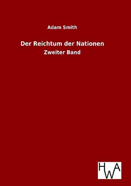 Vorderes Coverbild Der Reichtum der Nationen