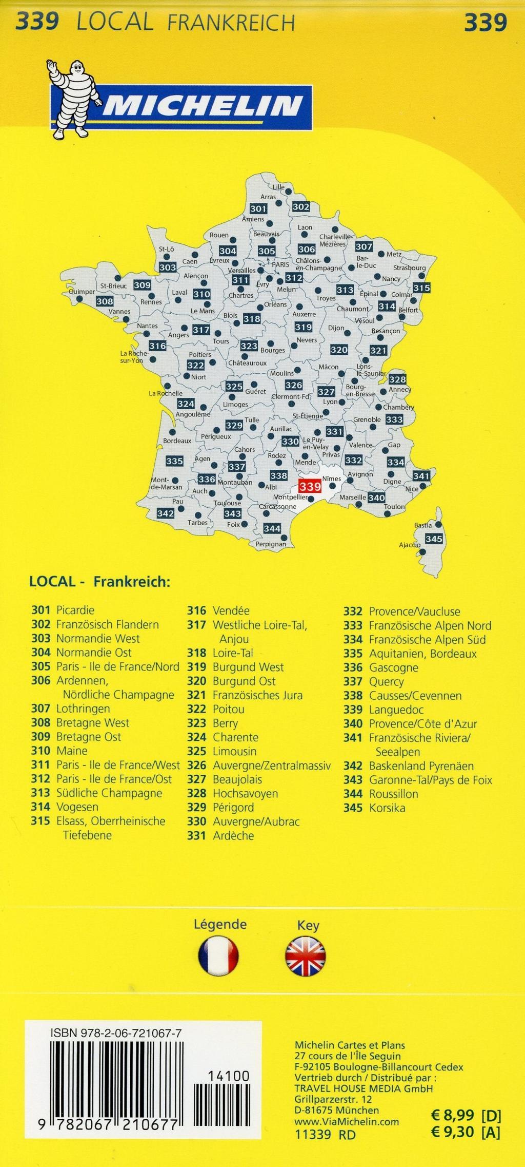 Beispielinhalt (Bild) Michelin Languedoc