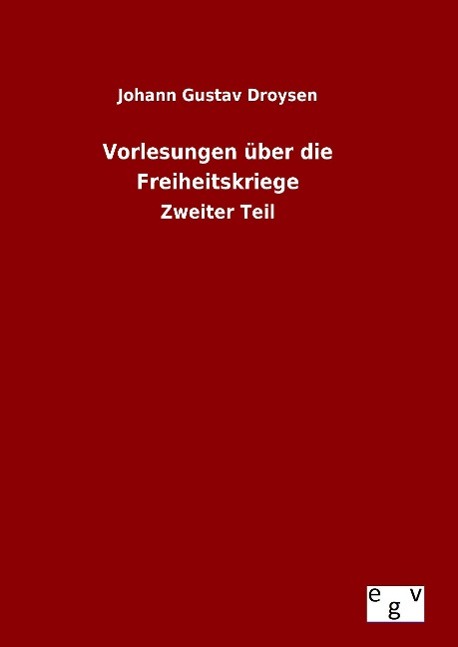 Vorderes Coverbild Vorlesungen über die Freiheitskriege