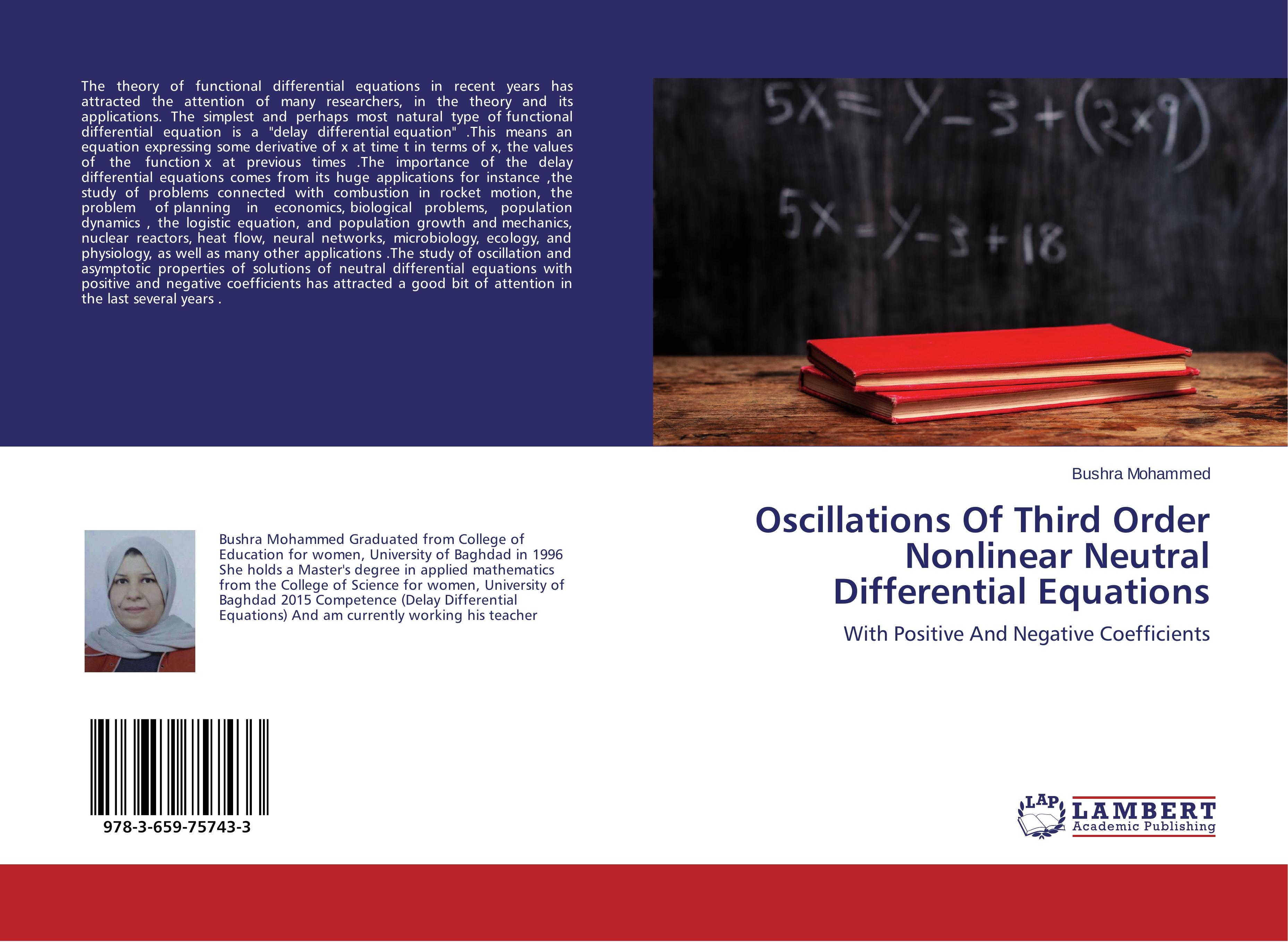Vorderes Coverbild Oscillations Of Third Order Nonlinear Neutral Differential Equations