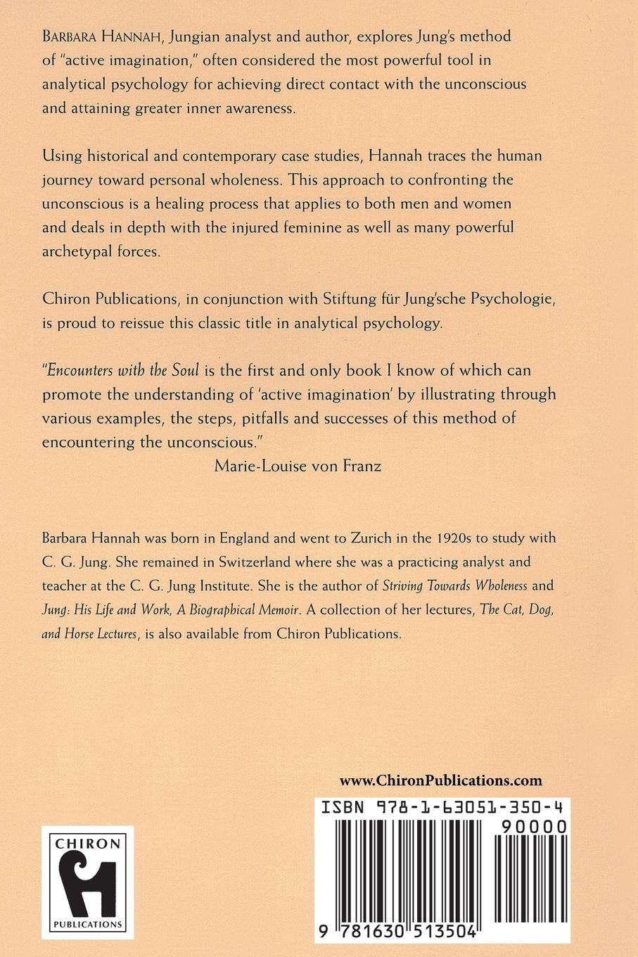 Rückseitencover Encounters with the Soul