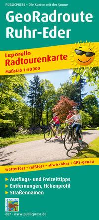 Vorderes Coverbild GeoRadroute Ruhr-Eder
