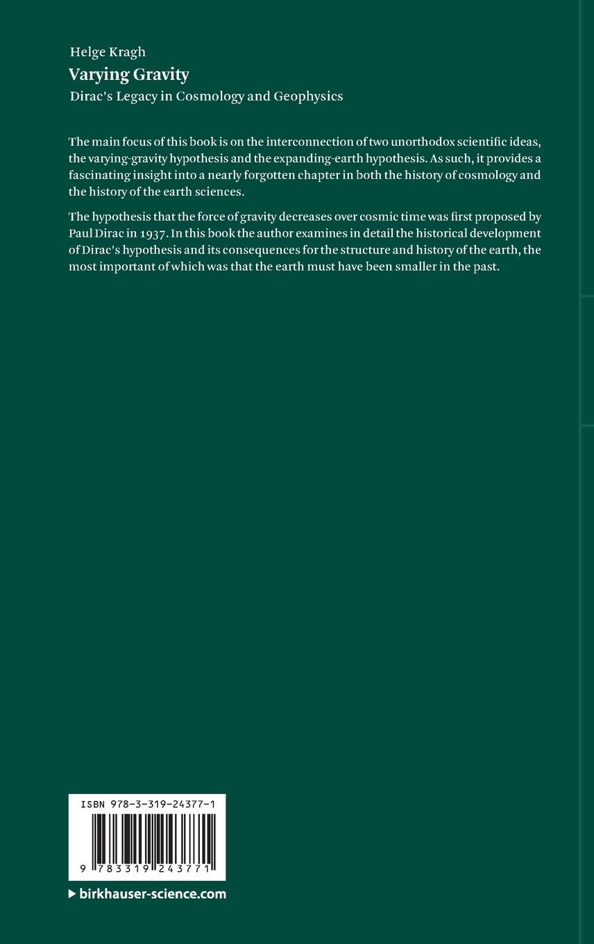 Rückseitencover Varying Gravity