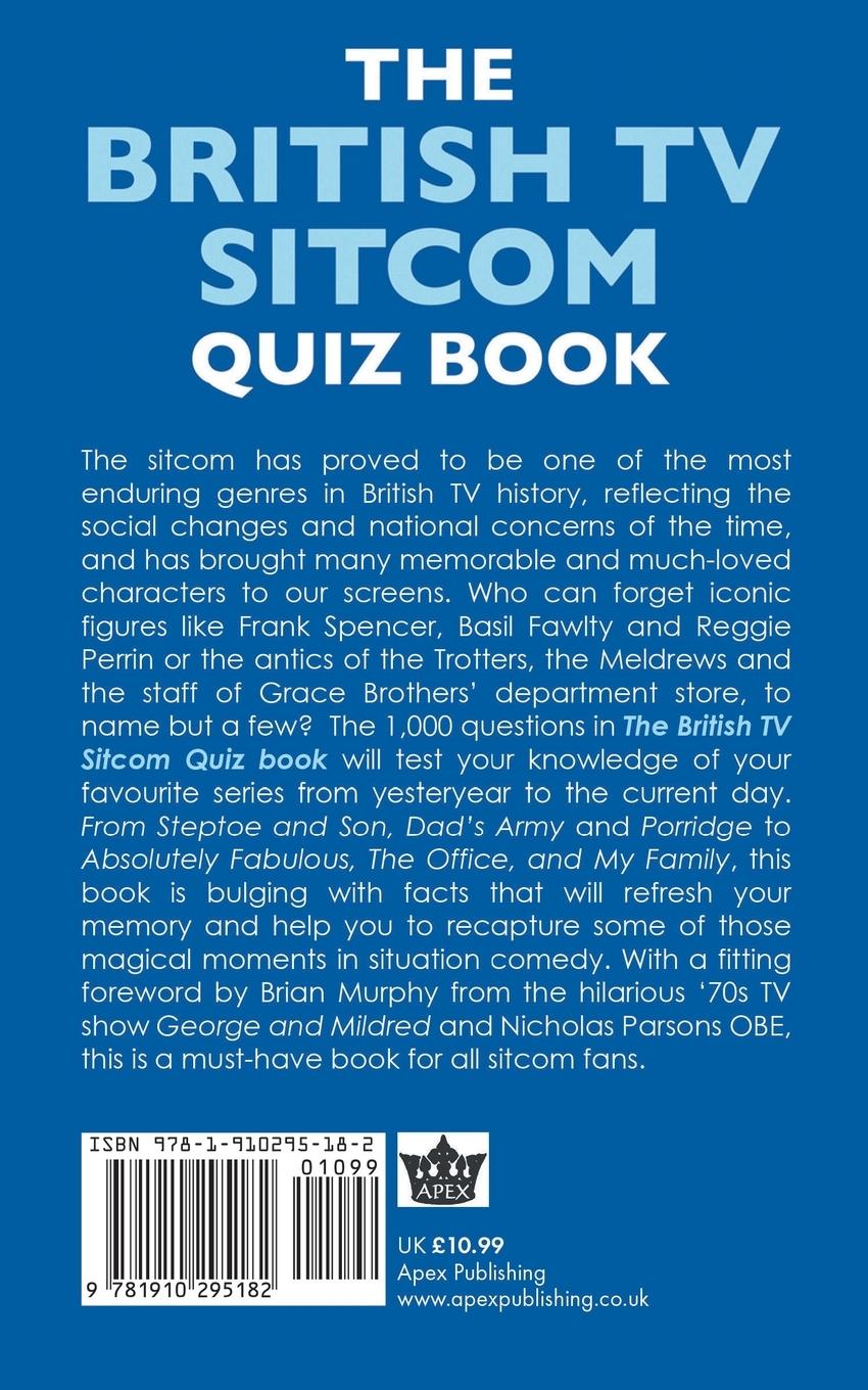 Rückseitencover The British TV Sitcom Quiz Book