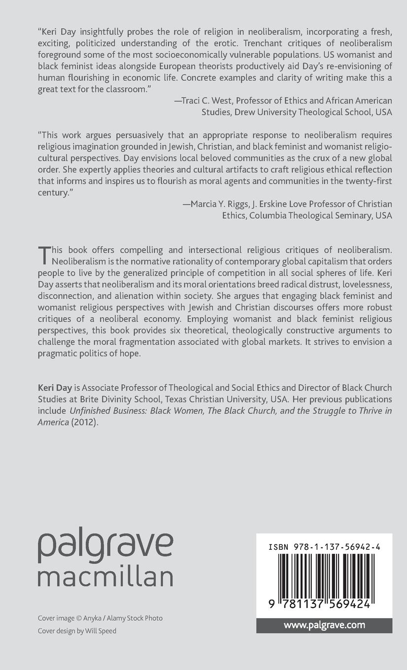 Rückseitencover Religious Resistance to Neoliberalism