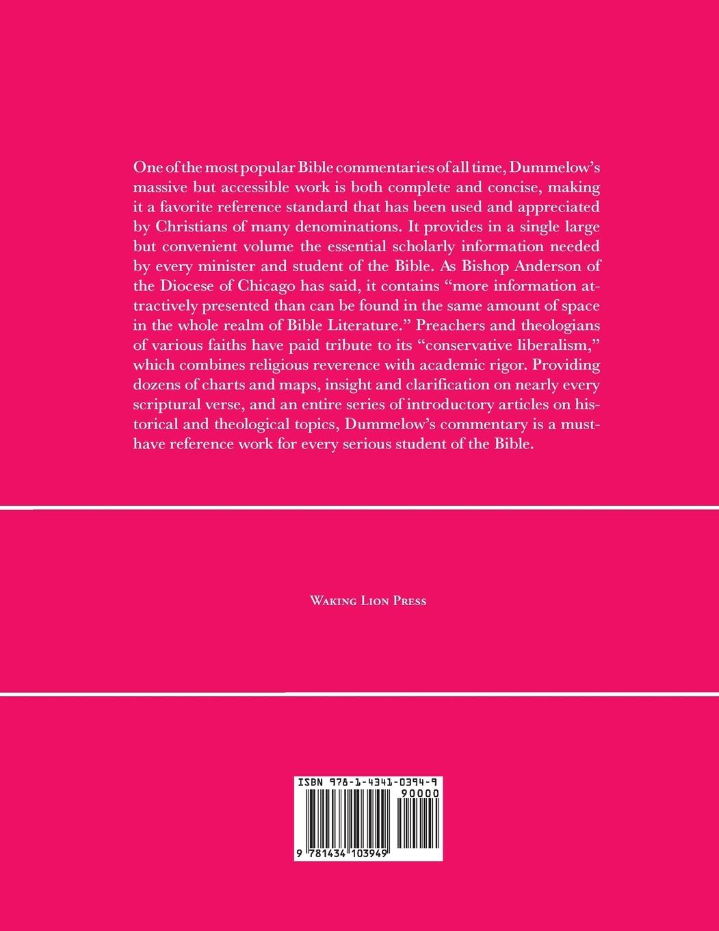 Rückseitencover The One-Volume Complete Bible Commentary