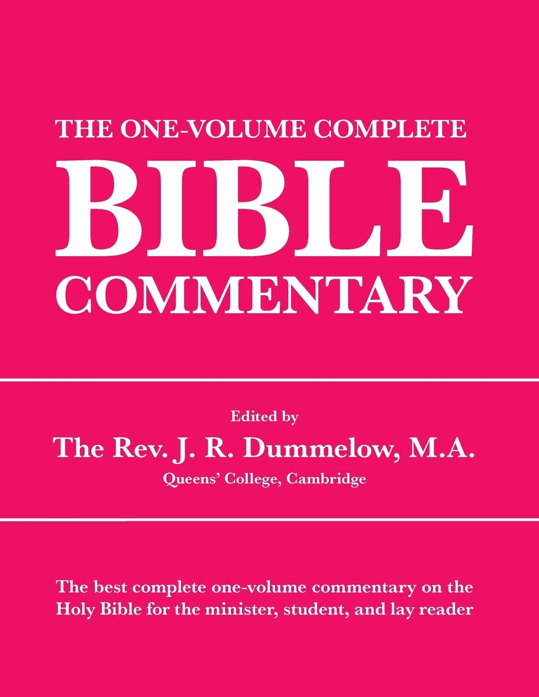 Vorderes Coverbild The One-Volume Complete Bible Commentary