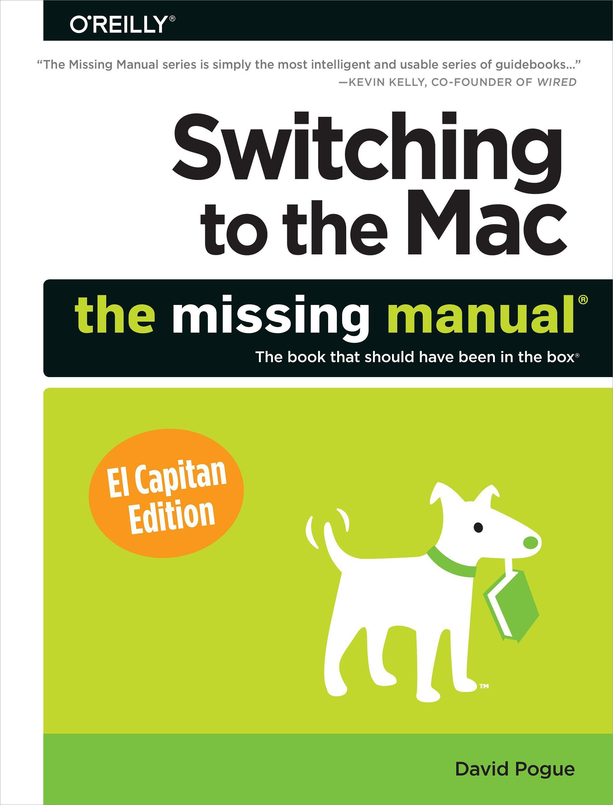 Vorderes Coverbild Switching to the Mac: The Missing Manual, El Capitan Edition