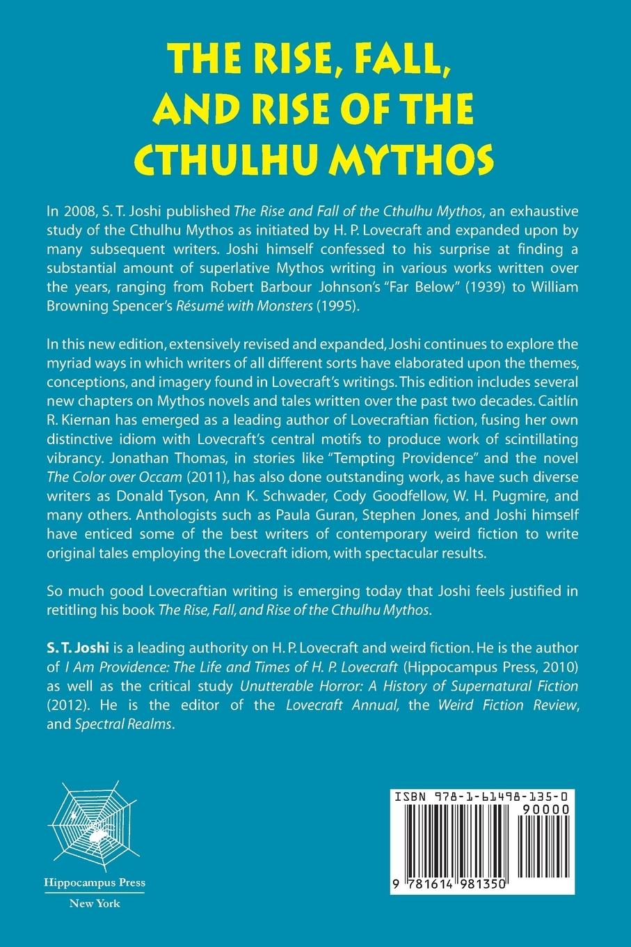 Rückseitencover The Rise, Fall, and Rise of the Cthulhu Mythos