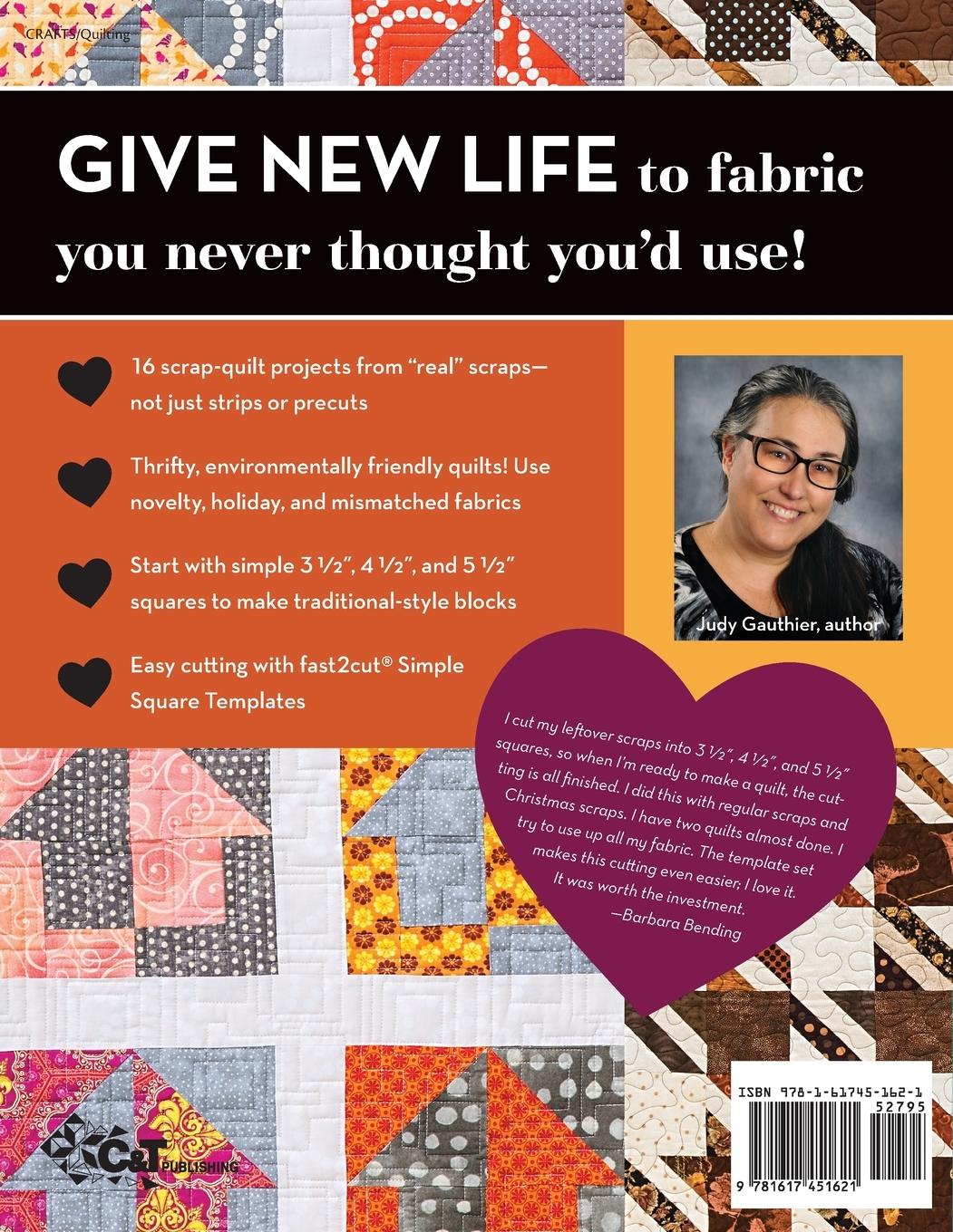 Rückseitencover Quilts for Scrap Lovers - Print-On-Demand Edition