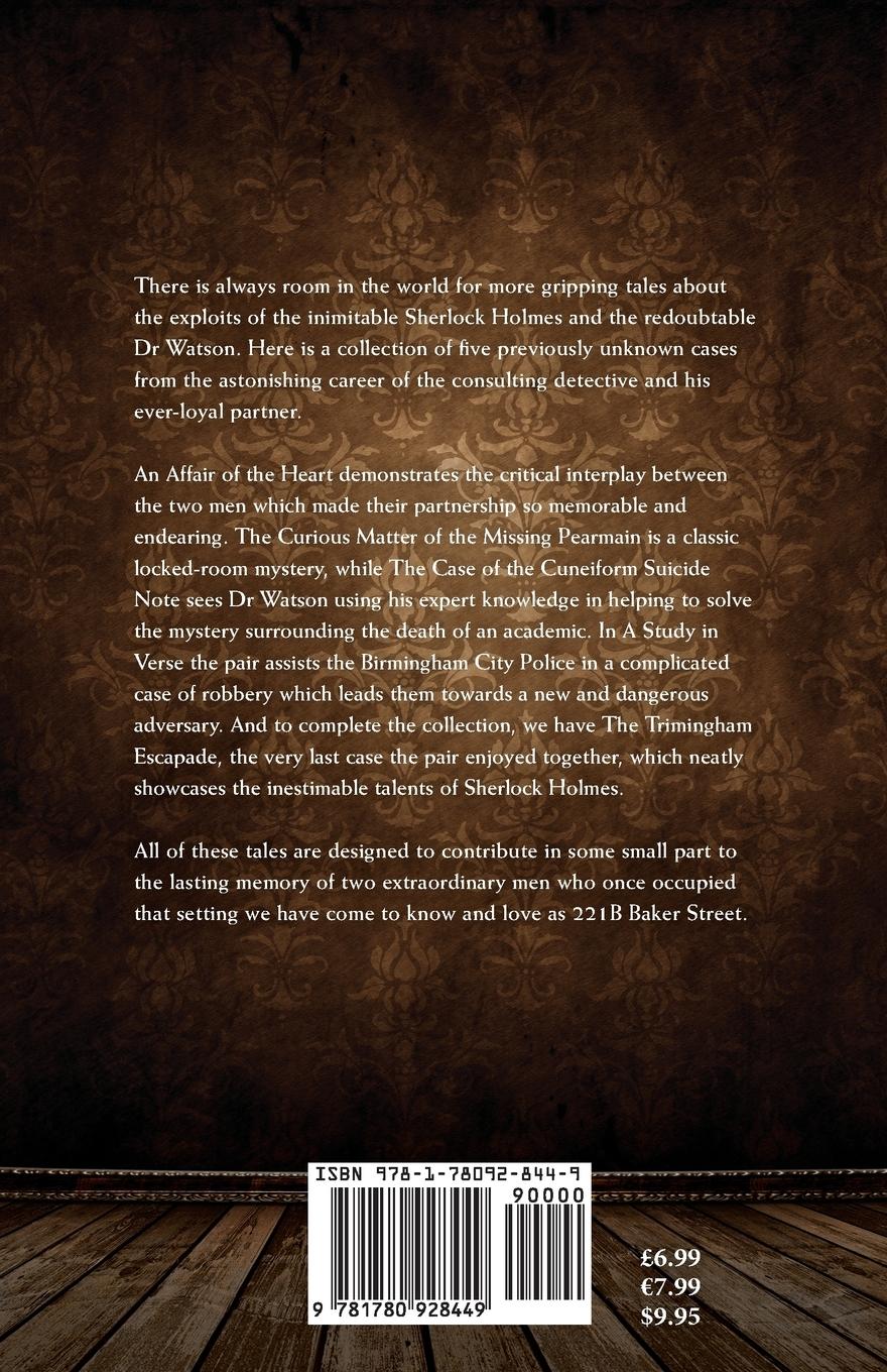 Rückseitencover A Farewell to Baker Street