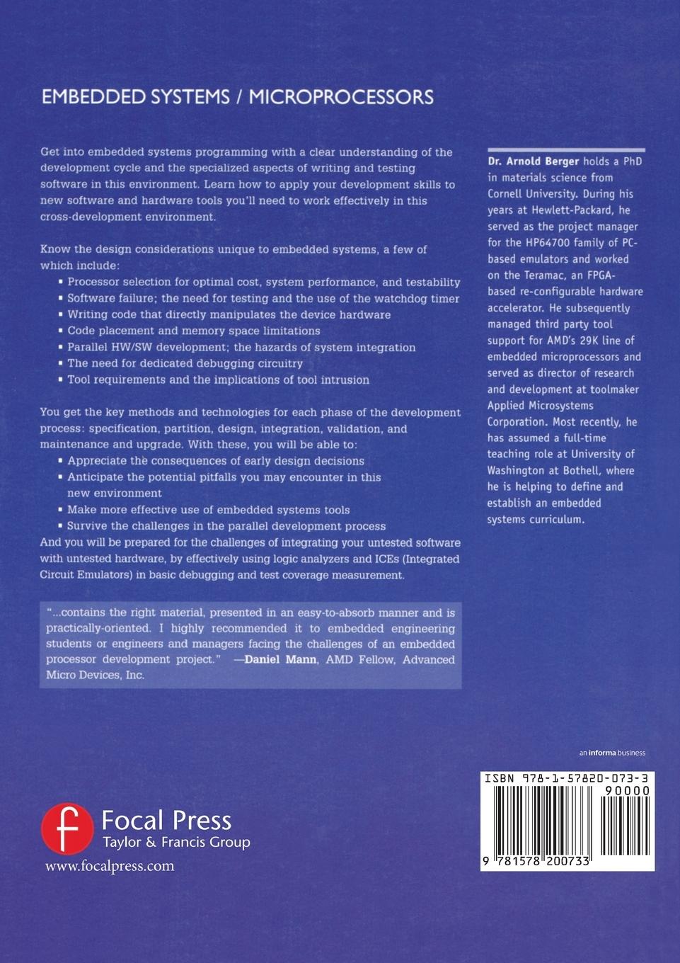 Rückseitencover Embedded Systems Design