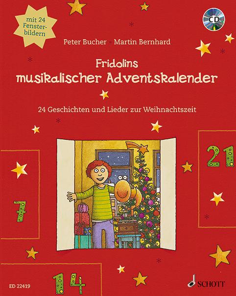 Vorderes Coverbild Fridolins musikalischer Adventskalender