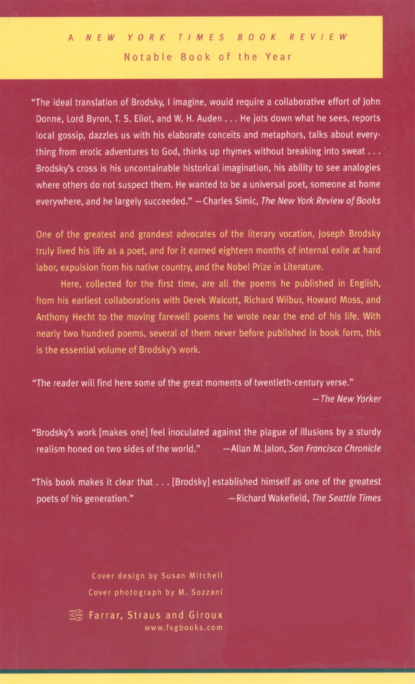 Rückseitencover Collected Poems in English