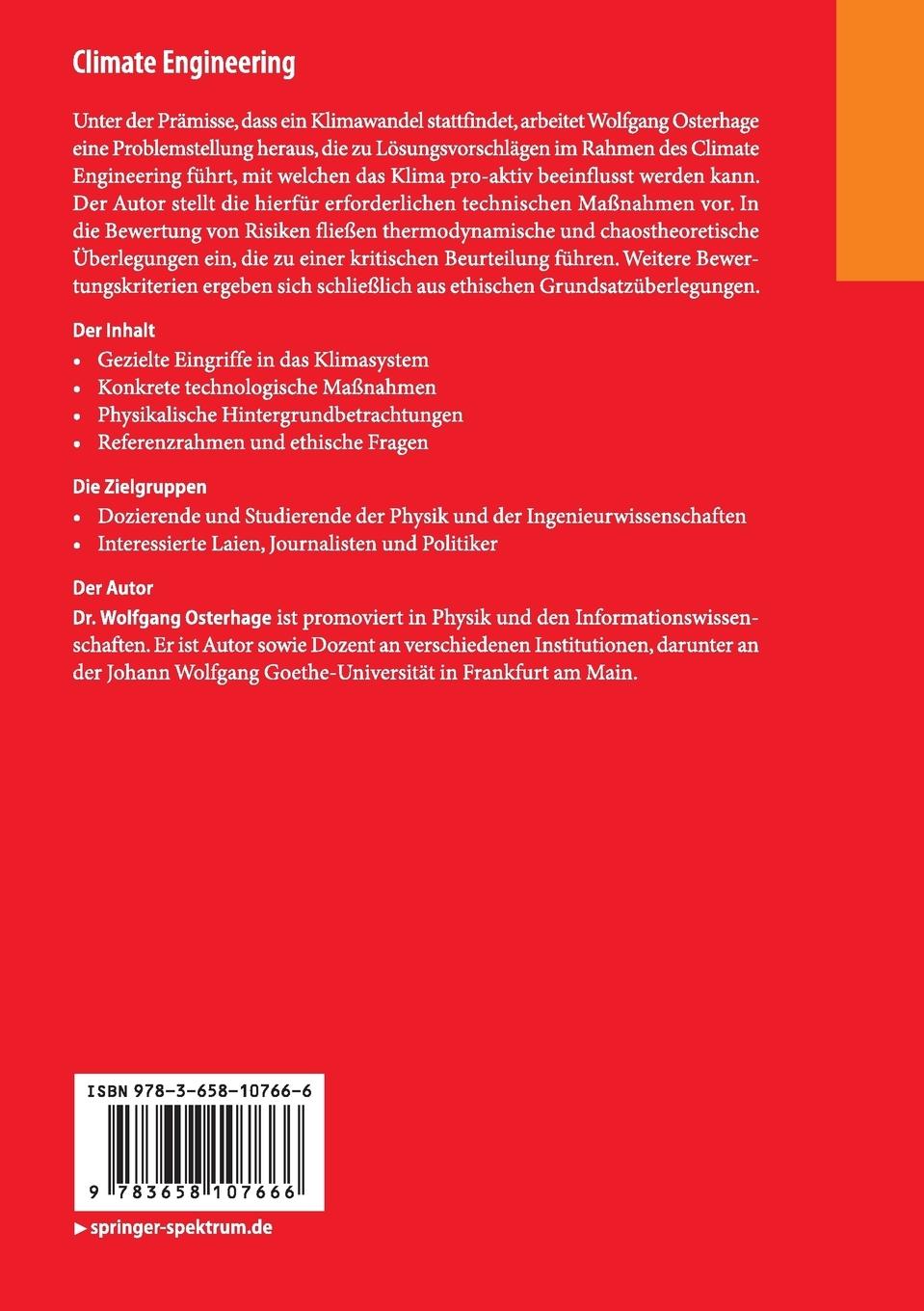 Rückseitencover Climate Engineering