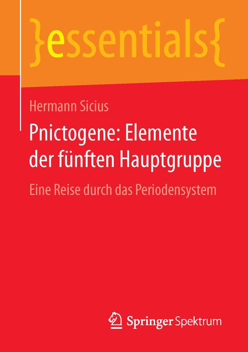 Vorderes Coverbild Pnictogene: Elemente der fünften Hauptgruppe