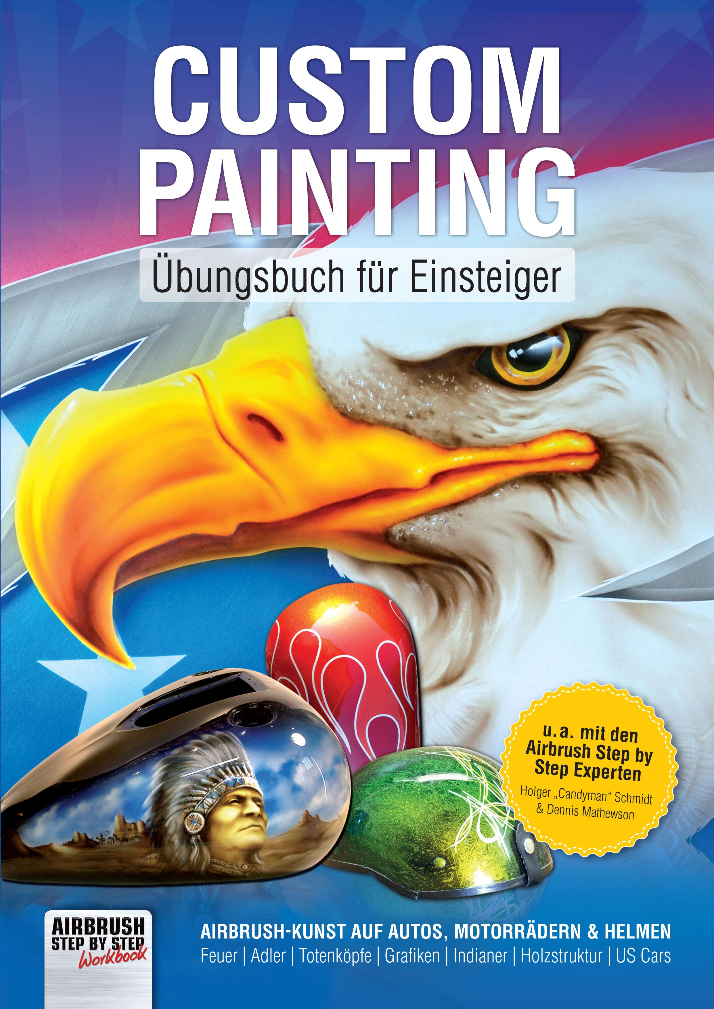 Vorderes Coverbild Custom Painting Übungsbuch für Einsteiger