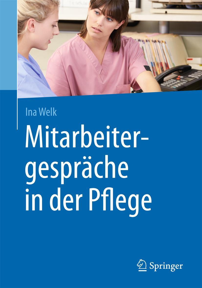 Vorderes Coverbild Mitarbeitergespräche in der Pflege