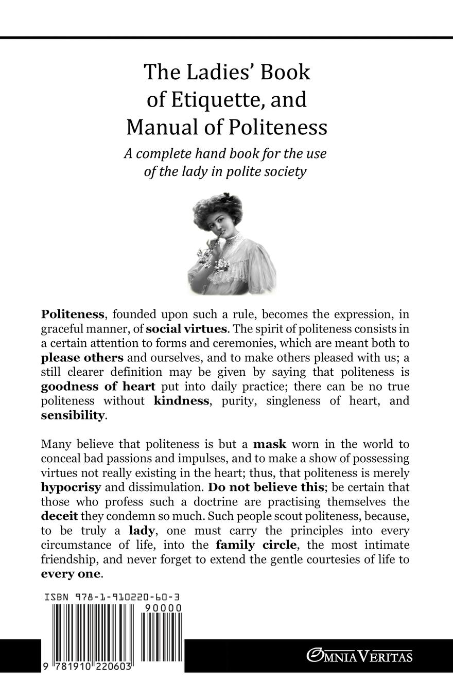 Rückseitencover The Ladies' Book of Etiquette, and Manual of Politeness