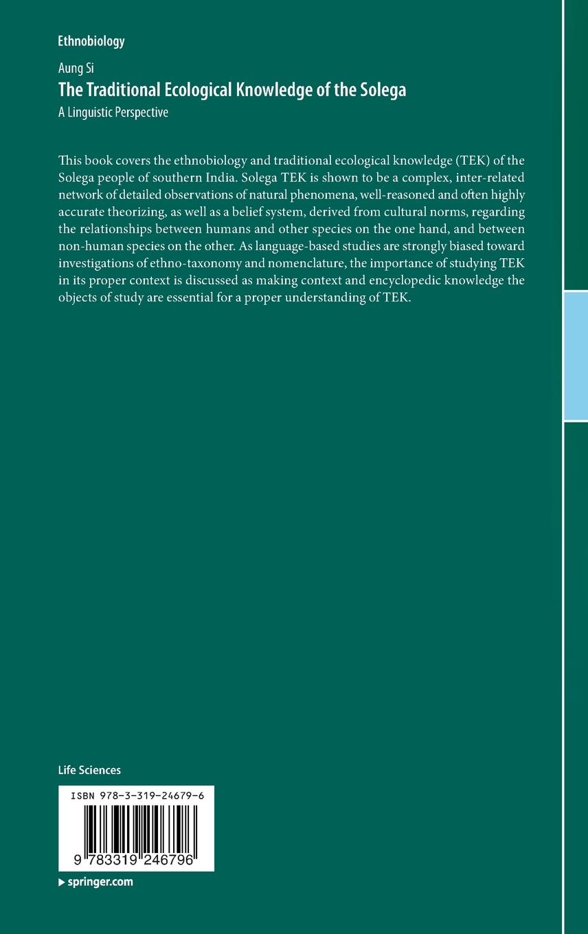 Rückseitencover The Traditional Ecological Knowledge of the Solega