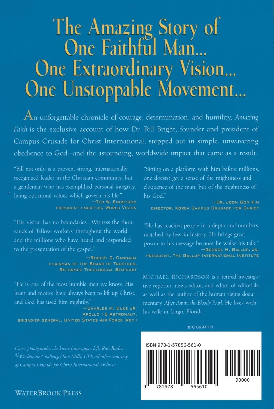 Rückseitencover Amazing Faith