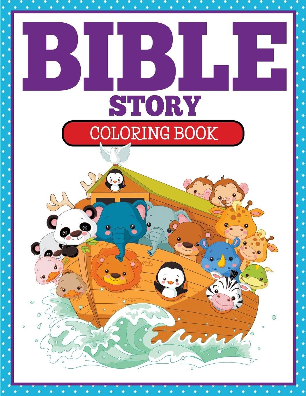Vorderes Coverbild Bible Story Coloring Book