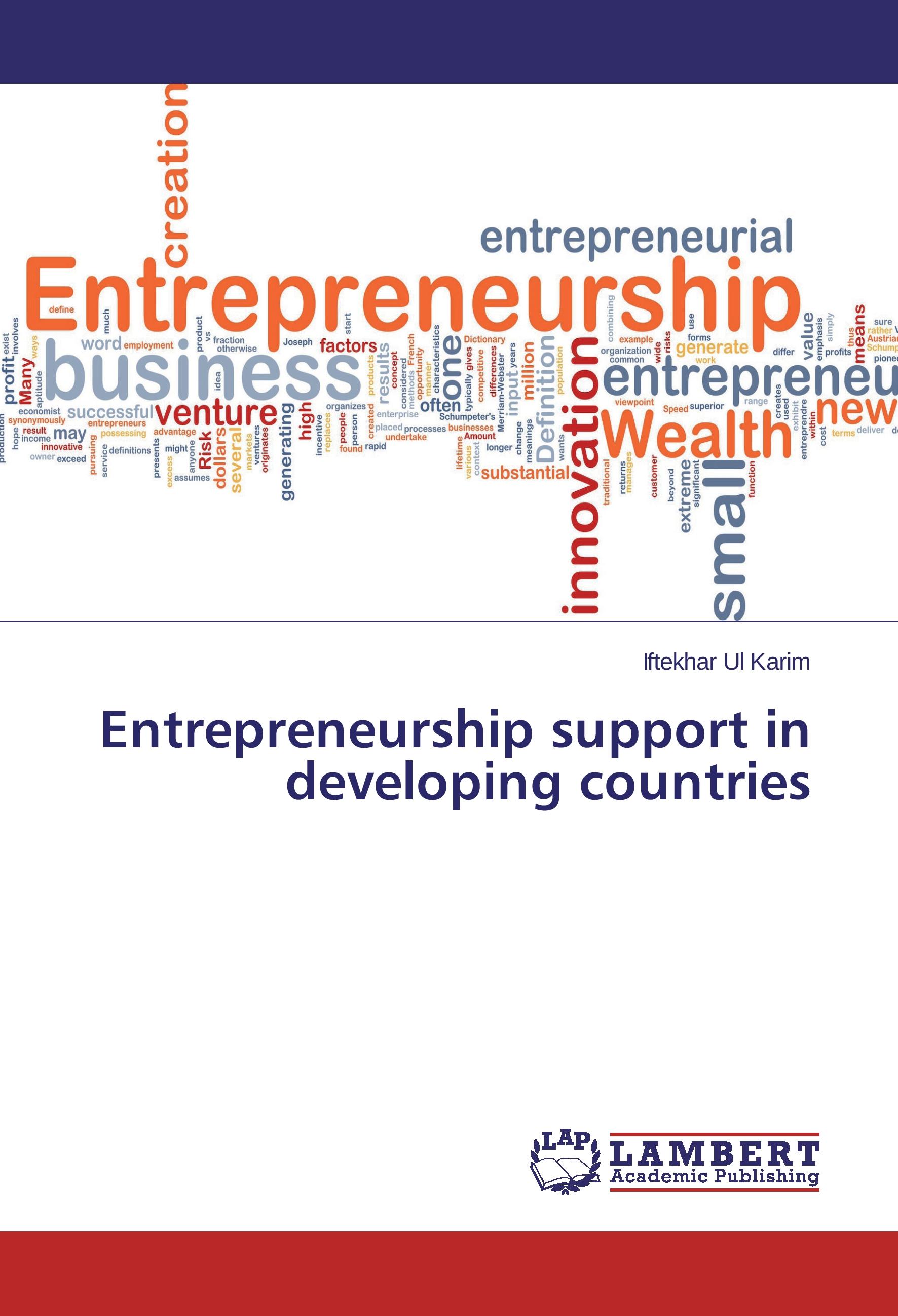 Vorderes Coverbild Entrepreneurship support in developing countries