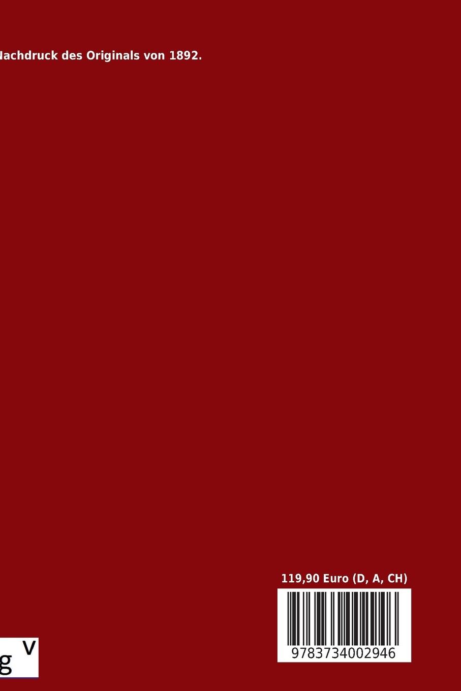 Rückseitencover Der Französische Krieg von 1870 und 1871