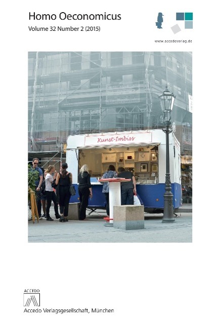 Vorderes Coverbild Homo Oeconomicus 32 (2)