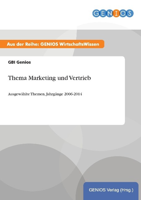 Vorderes Coverbild Thema Marketing und Vertrieb