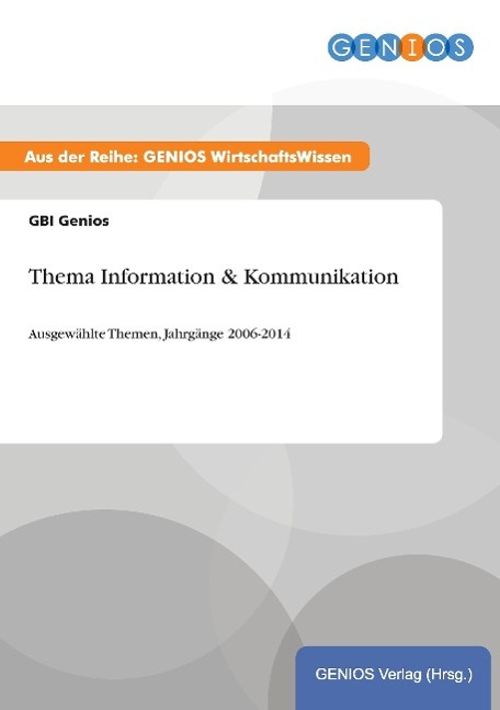 Vorderes Coverbild Thema Information & Kommunikation