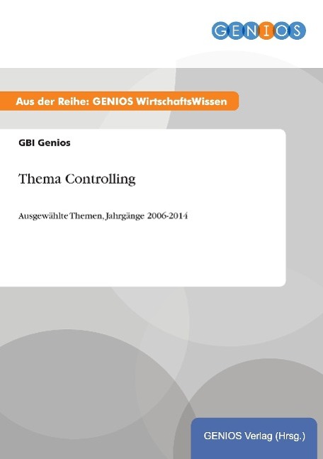 Vorderes Coverbild Thema Controlling