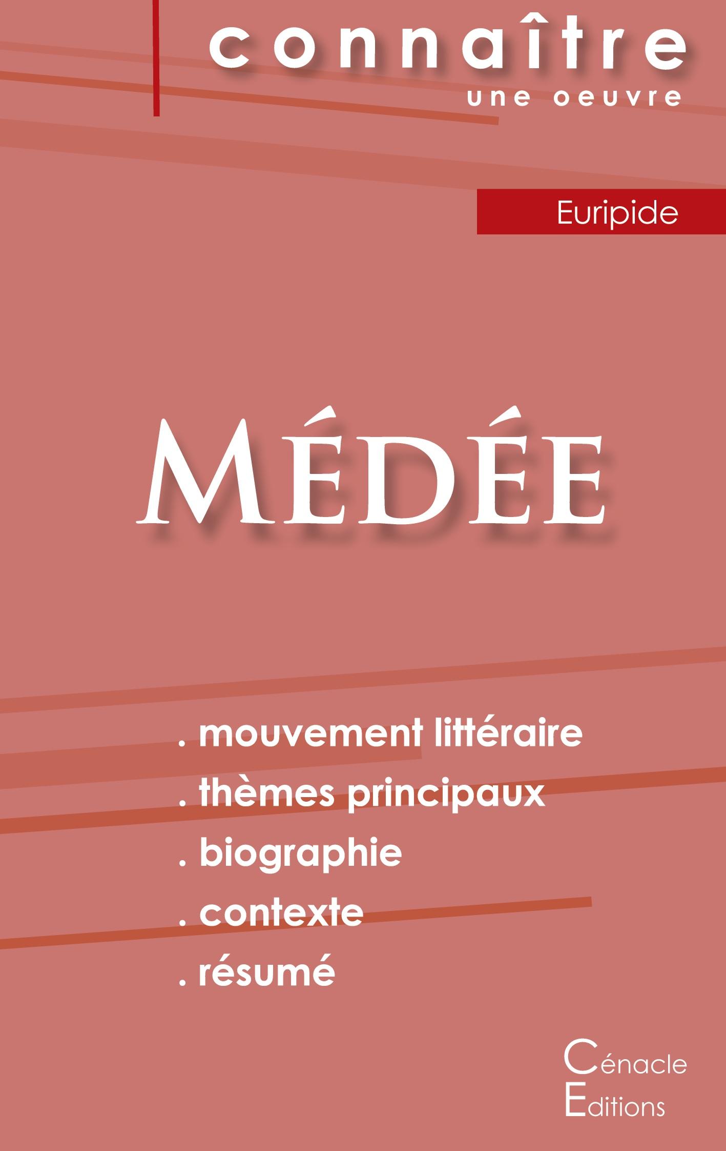 Vorderes Coverbild Fiche de lecture Médée de Euripide (Analyse littéraire de référence et résumé complet)