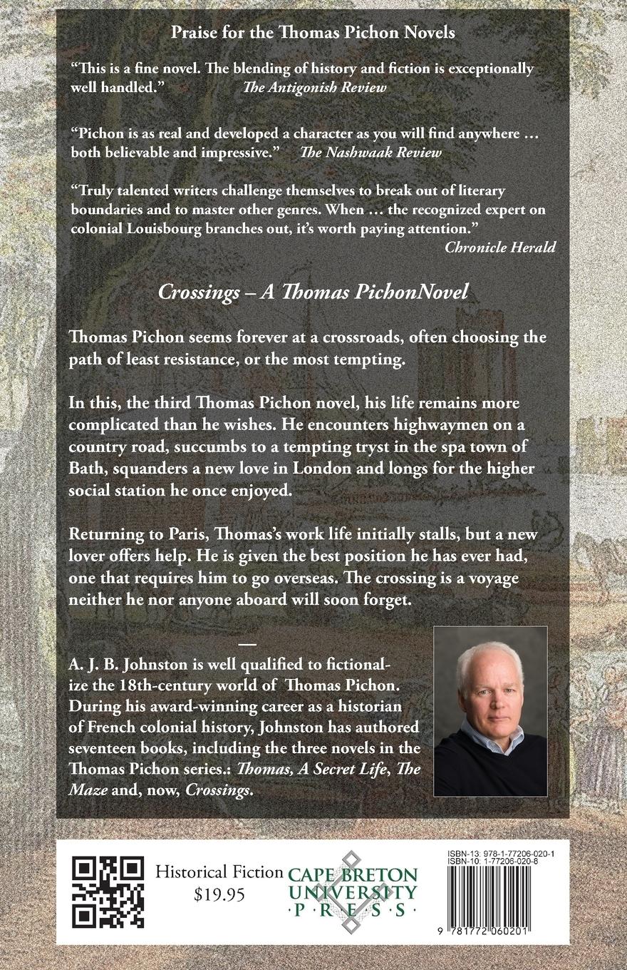 Rückseitencover Crossings, A Thomas Pichon Novel