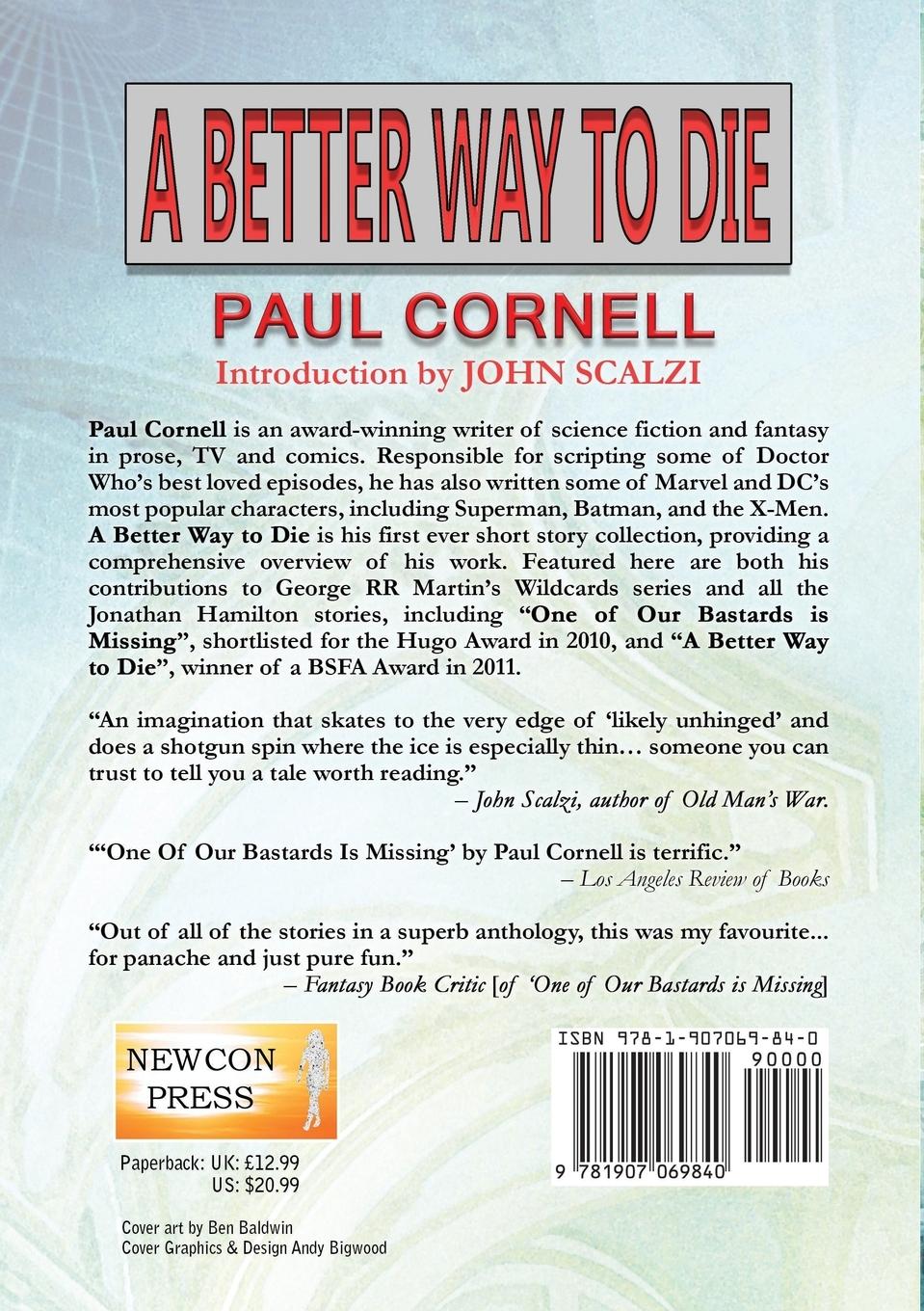 Rückseitencover A Better Way to Die