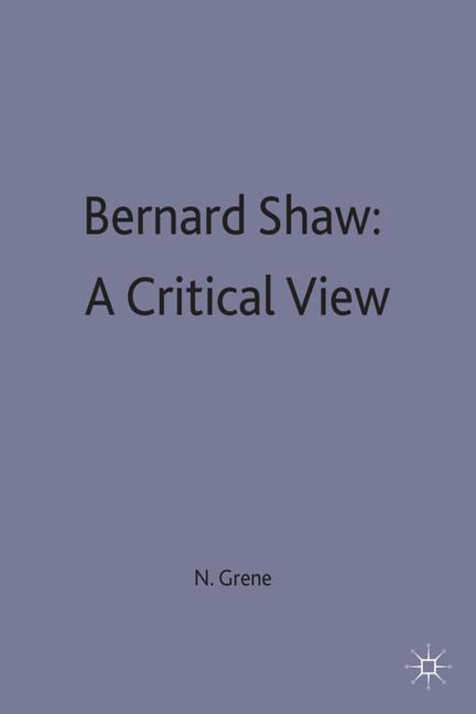 Vorderes Coverbild Bernard Shaw: A Critical View