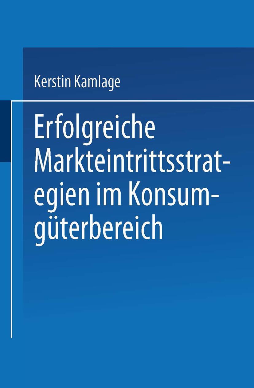 Vorderes Coverbild Erfolgreiche Markteintrittsstrategien im Konsumgüterbereich