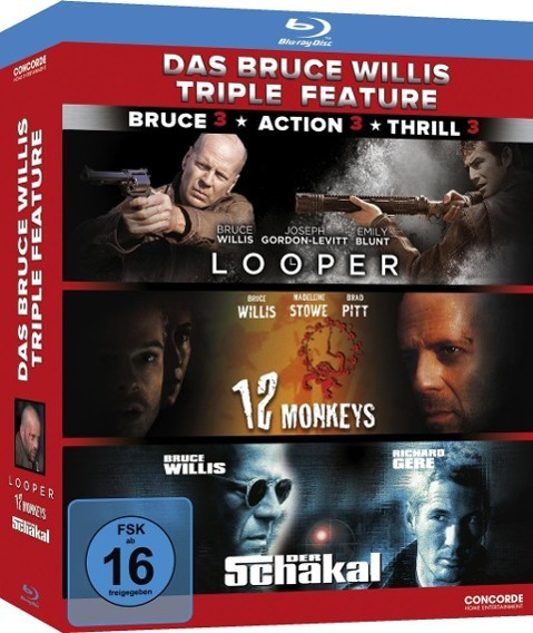 Vorderes Coverbild Das Bruce Willis Triple Feature