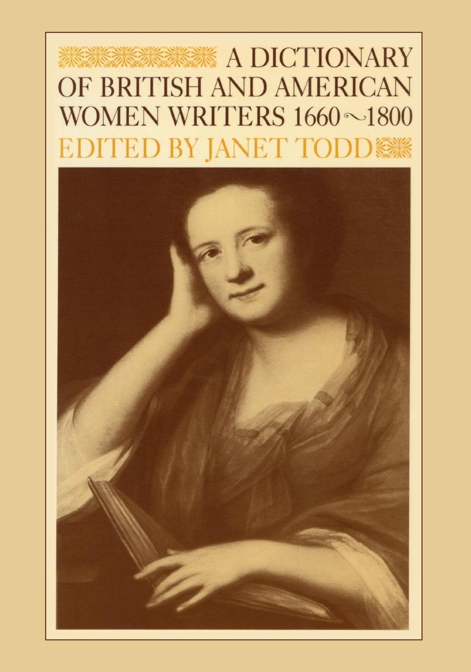 Vorderes Coverbild Dictionary of British and American Women Writers 1660-1800