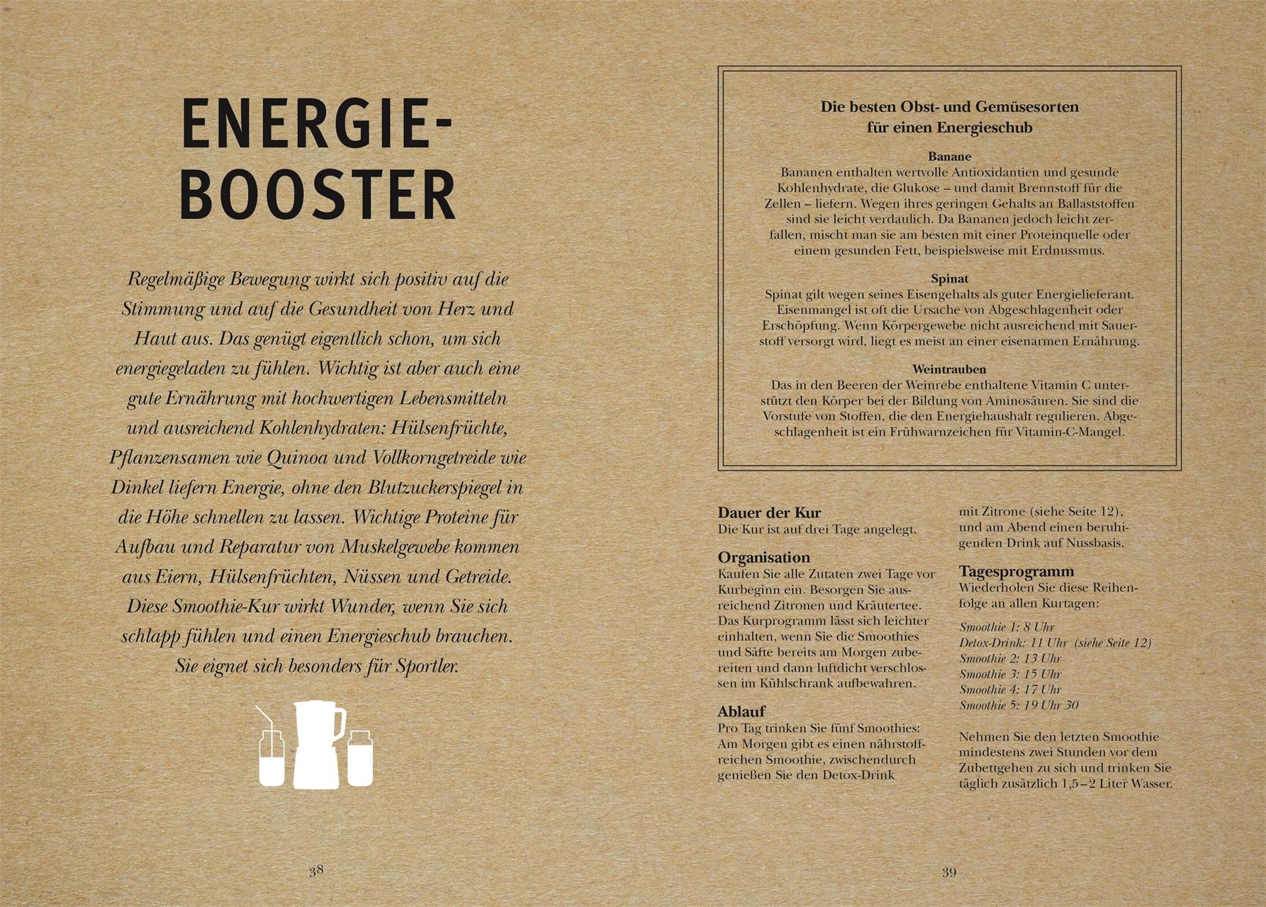 Beispielinhalt (Bild) Super Smoothies - Die besten Detox-Drinks