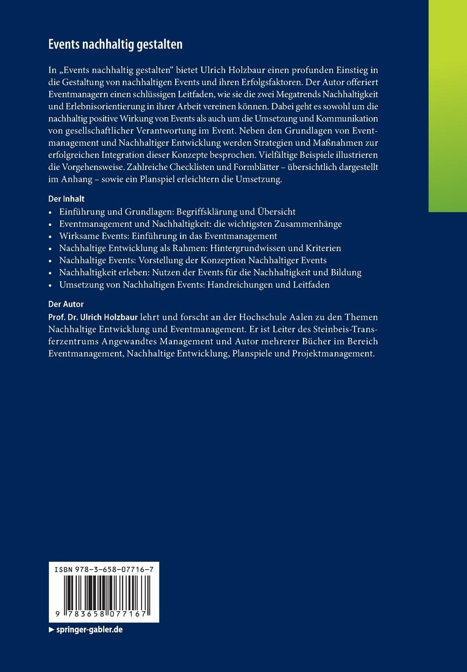 Rückseitencover Events nachhaltig gestalten