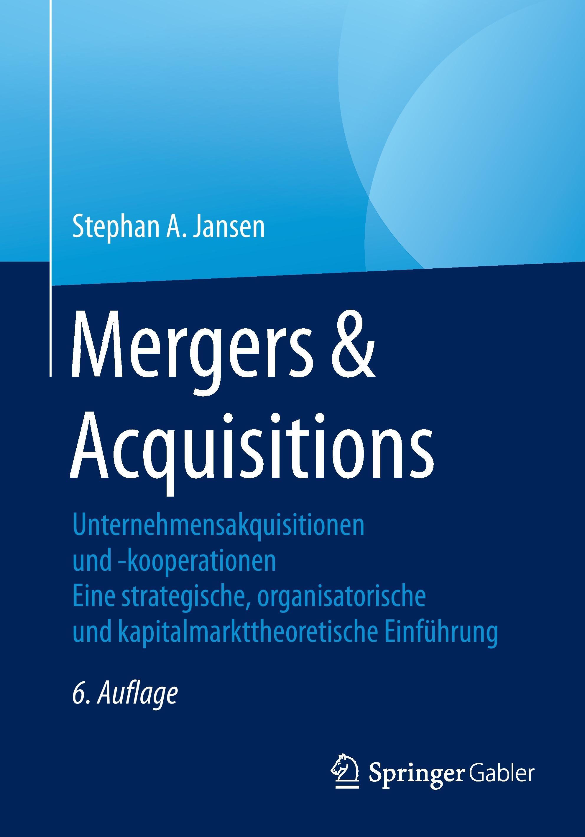 Vorderes Coverbild Mergers & Acquisitions